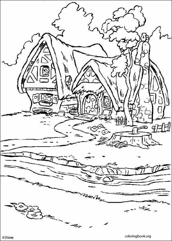 Snow White coloring page (023)