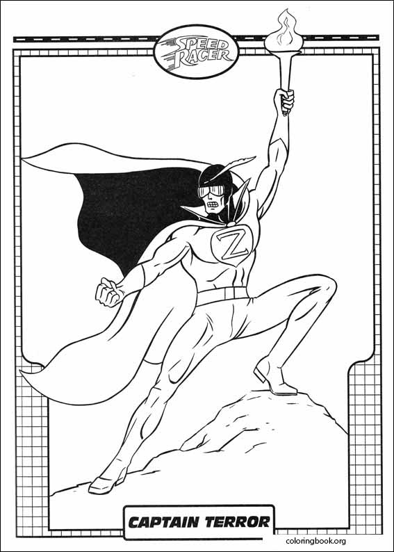Speed Racer coloring page (001)
