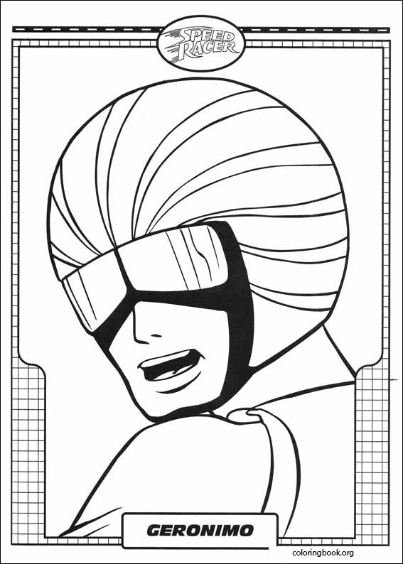Speed Racer coloring page (005)