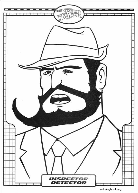 Speed Racer coloring page (006)