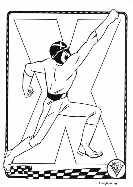 Speed Racer coloring page (010)