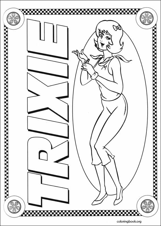 Speed Racer coloring page (011)