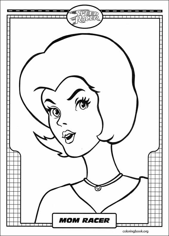 Speed Racer coloring page (014)