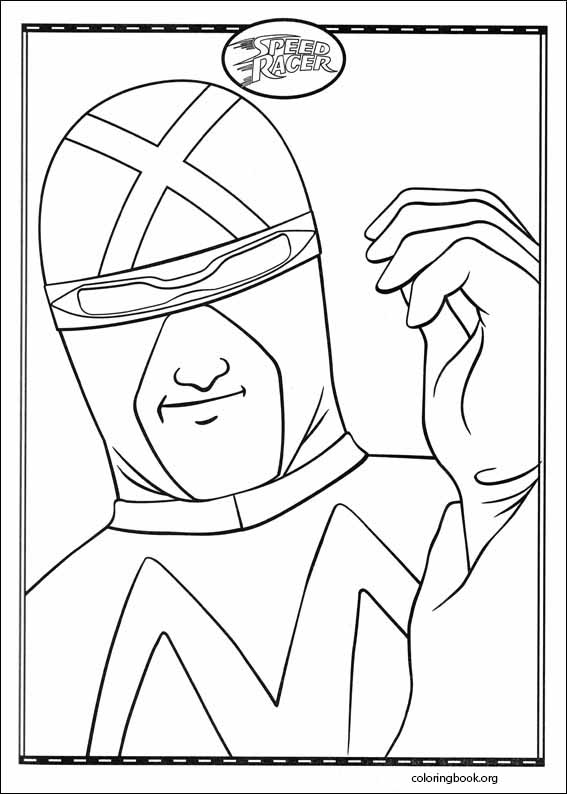 Speed Racer coloring page (017)
