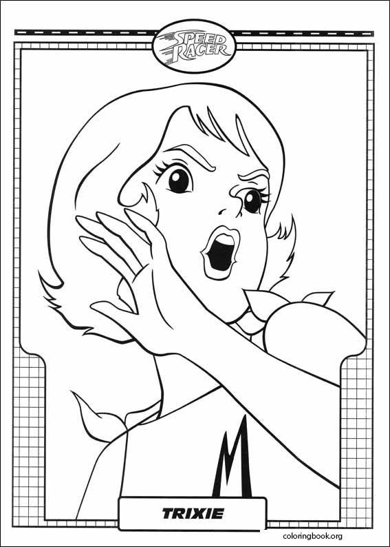 Speed Racer coloring page (018)