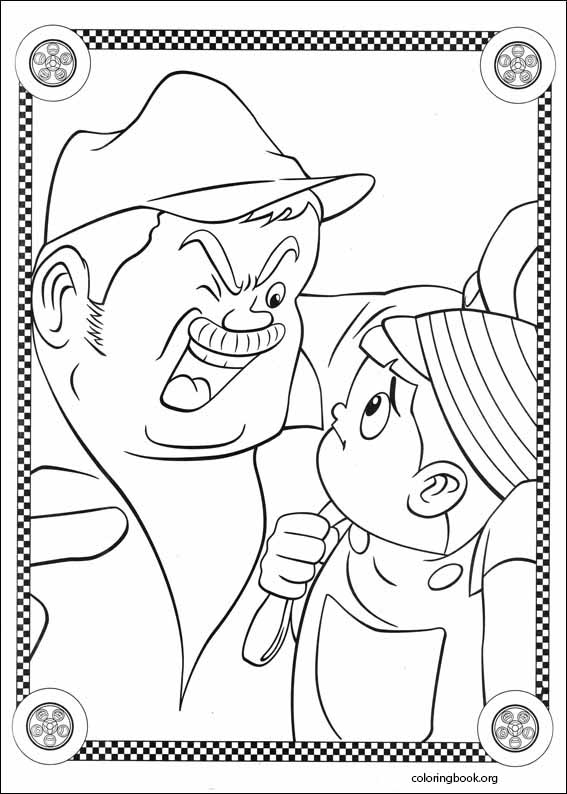 Speed Racer coloring page (020)