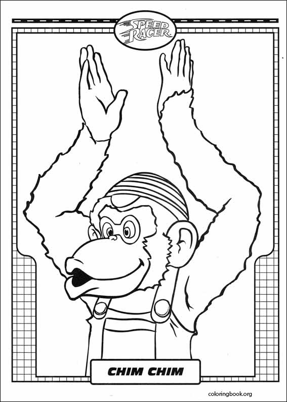 Speed Racer coloring page (021)