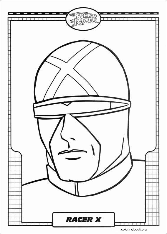 Speed Racer coloring page (029)