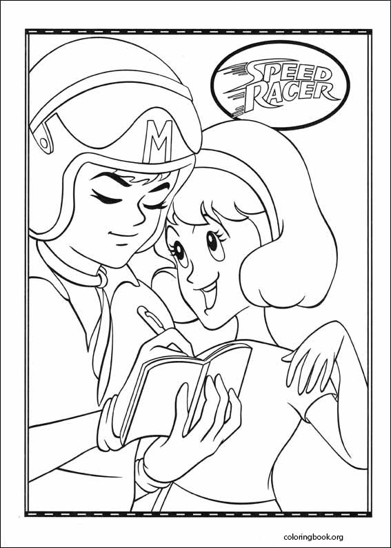 Speed Racer coloring page (031)