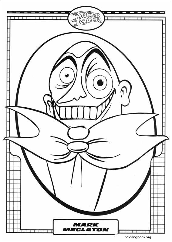 Speed Racer coloring page (034)