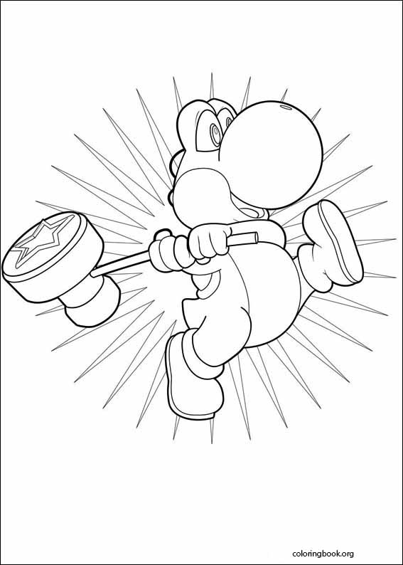 Super Mario Bros. Coloring Page (001) @ ColoringBook.org Super Mario Bros. Coloring Page (001) @ ColoringBook.org