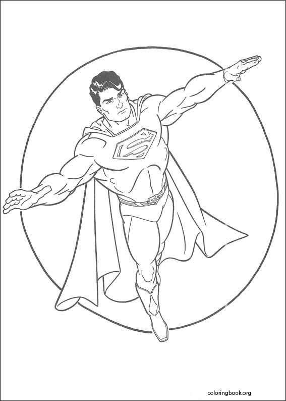 Superman coloring page (027)
