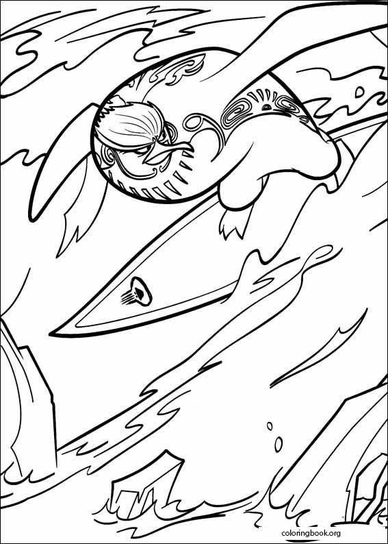 Surf's Up coloring page (002)