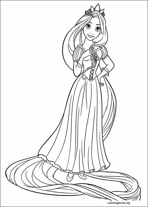 Tangled coloring page (006)