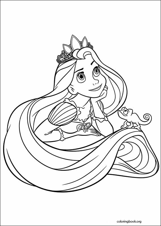 Tangled coloring page (011)