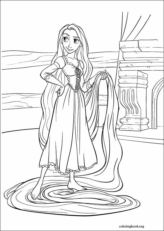 Tangled coloring page (018)