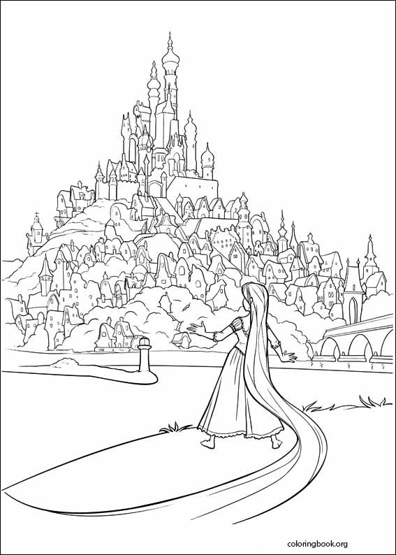 Tangled coloring page (019)