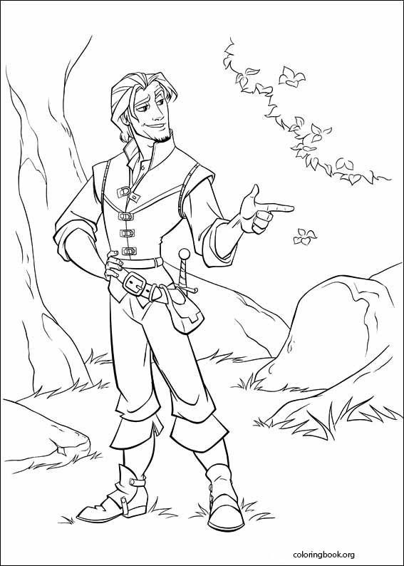 Tangled coloring page (020)