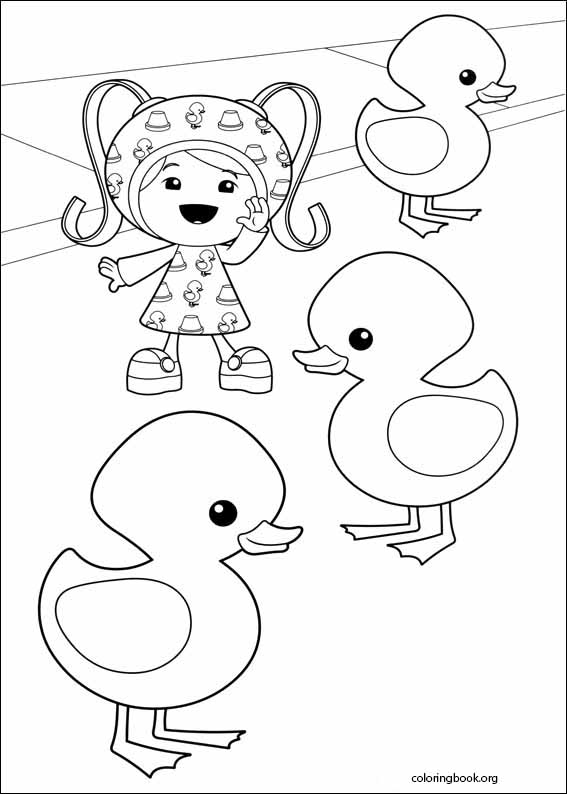 Team Umizoomi Coloring Page