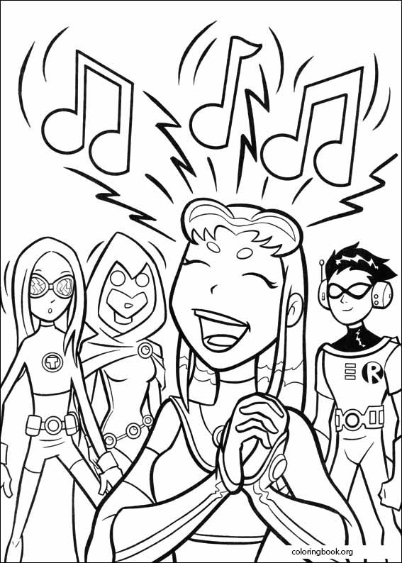 Teen Titans coloring page (001)
