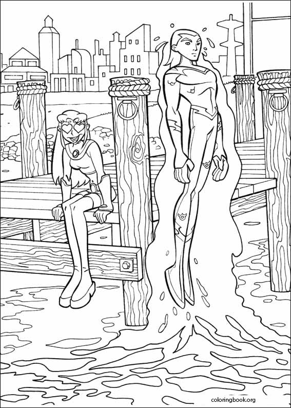 Teen Titans coloring page (007)