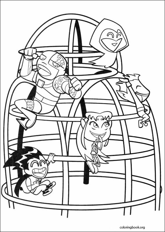 Teen Titans coloring page (008)