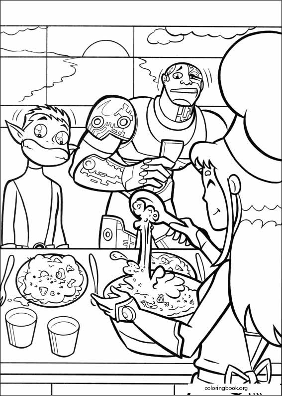 Teen Titans coloring page (015)