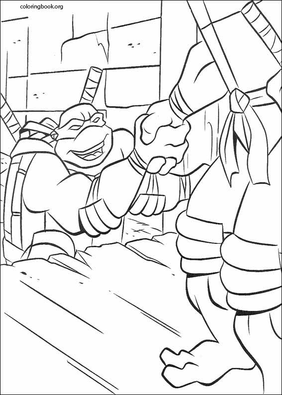 Teenage Mutant Ninja Turtles coloring page (009)
