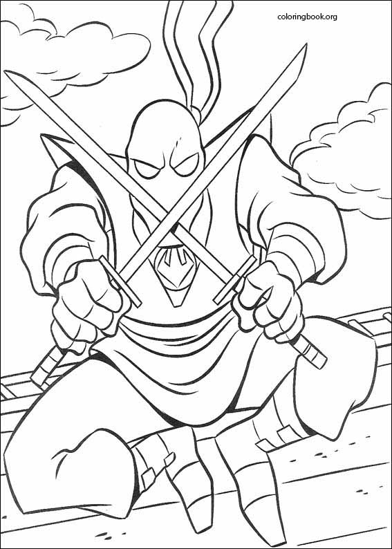 Teenage Mutant Ninja Turtles coloring page (013)