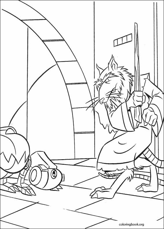 Teenage Mutant Ninja Turtles coloring page (045)