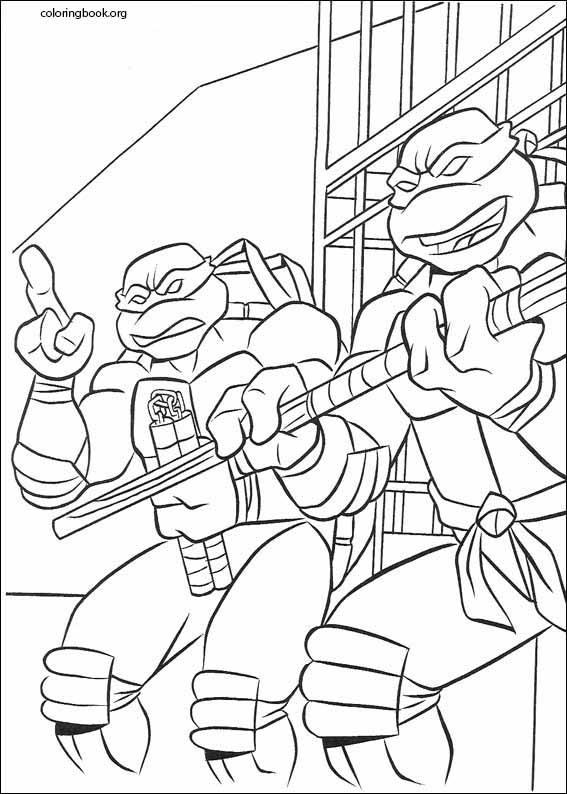 Teenage Mutant Ninja Turtles coloring page (055)