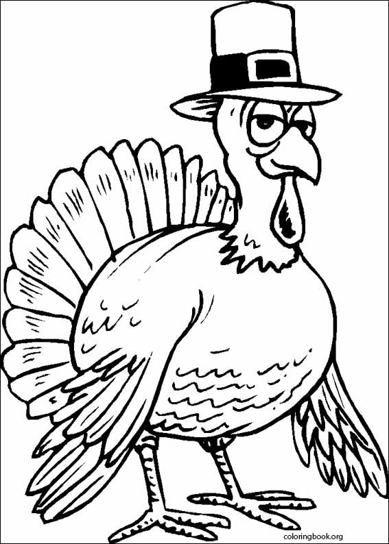 Thanksgiving coloring page (002)