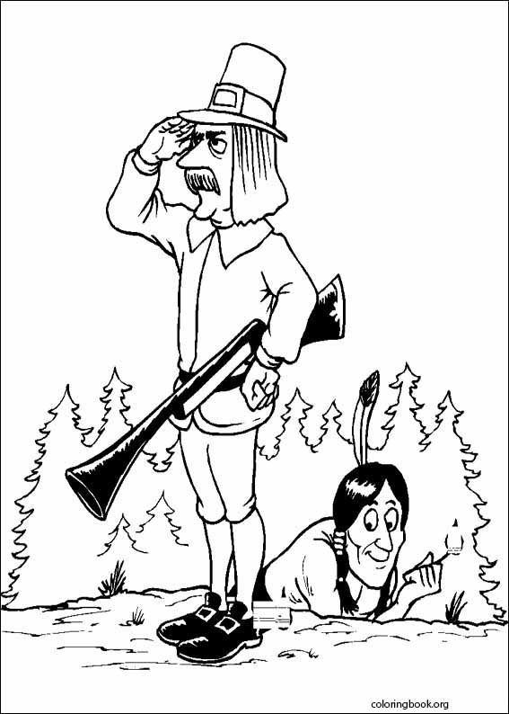 Thanksgiving coloring page (009)