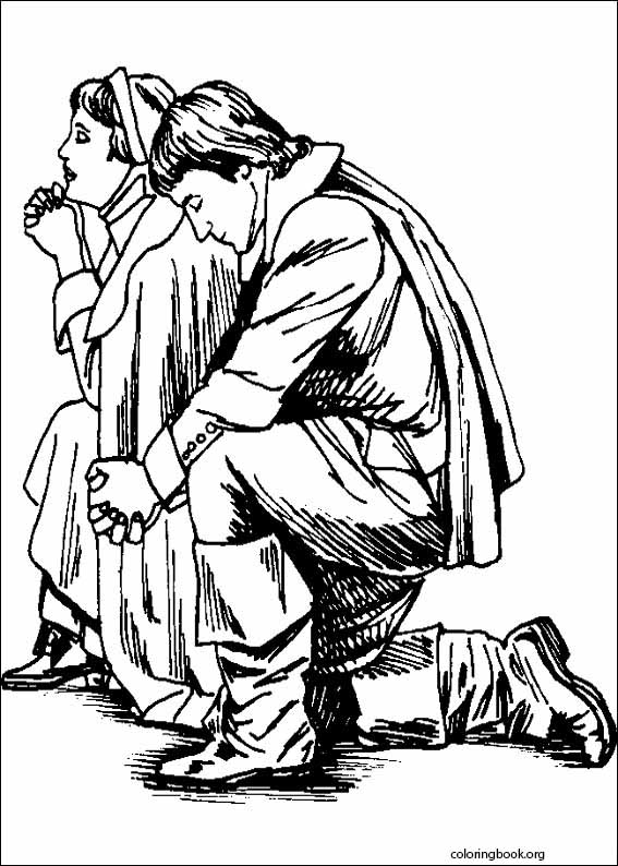 Thanksgiving coloring page (012)