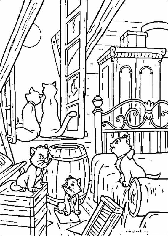 The AristoCats coloring page (011)