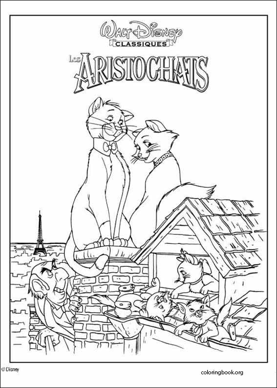 The AristoCats coloring page (012)
