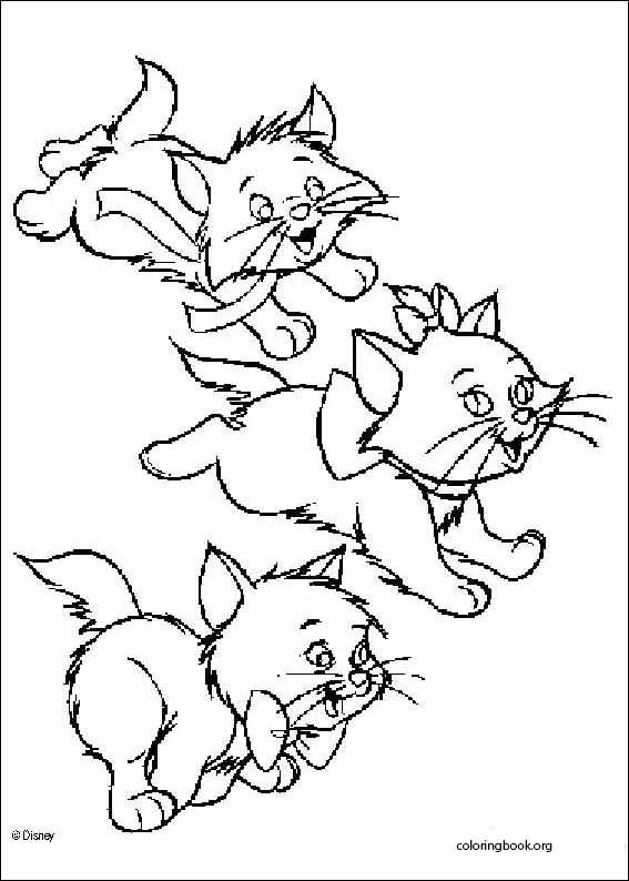 The AristoCats coloring page (013)