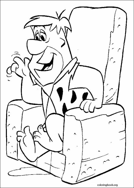 The Flintstones coloring page (001)