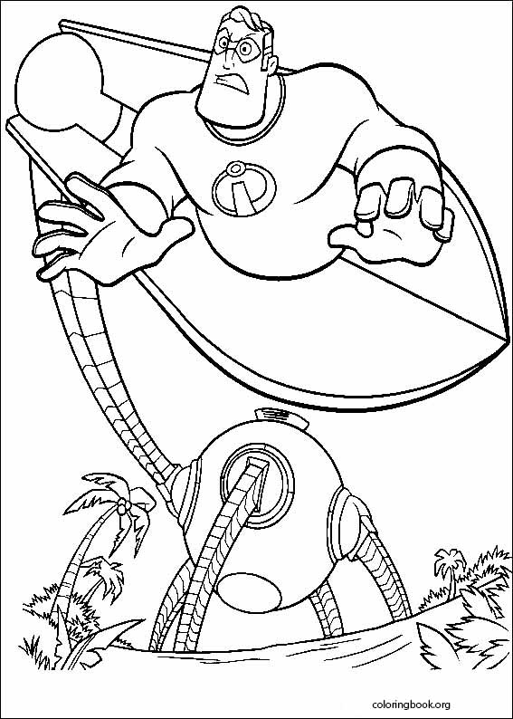 The Incredibles Coloring Page 027 Coloringbook Org