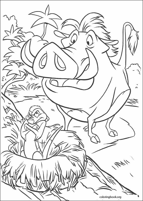 The Lion King coloring page (008)