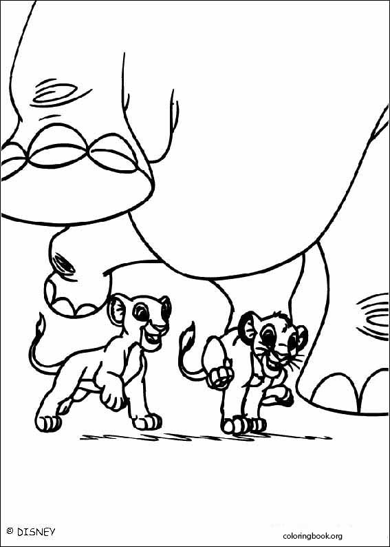The Lion King coloring page (106)