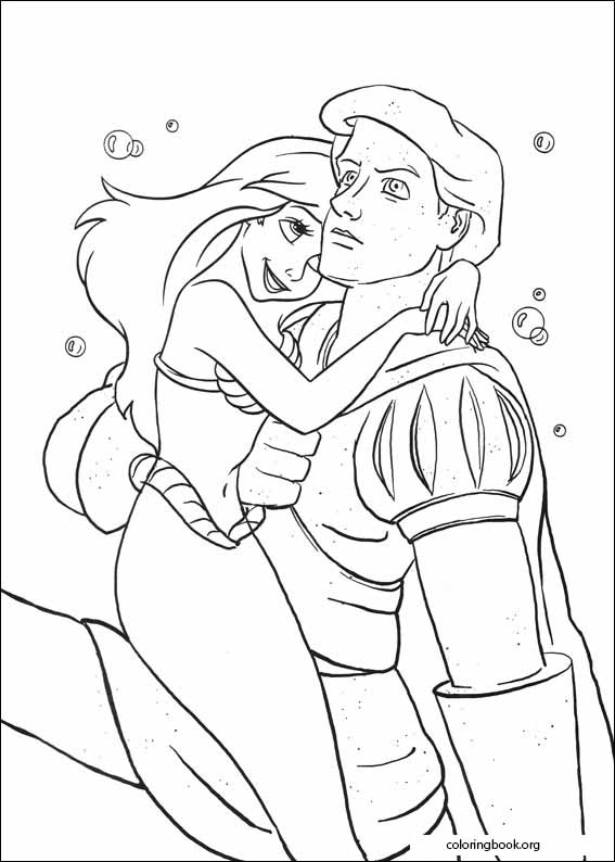 The Little Mermaid coloring page (001)