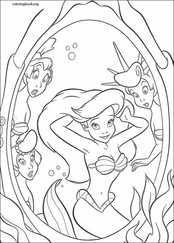 The Little Mermaid coloring page (007)