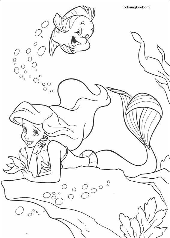 The Little Mermaid coloring page (008)
