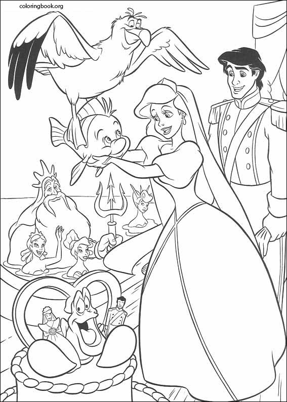 The Little Mermaid coloring page (017)