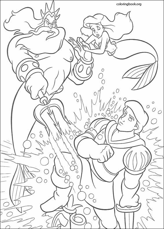 The Little Mermaid coloring page (022)