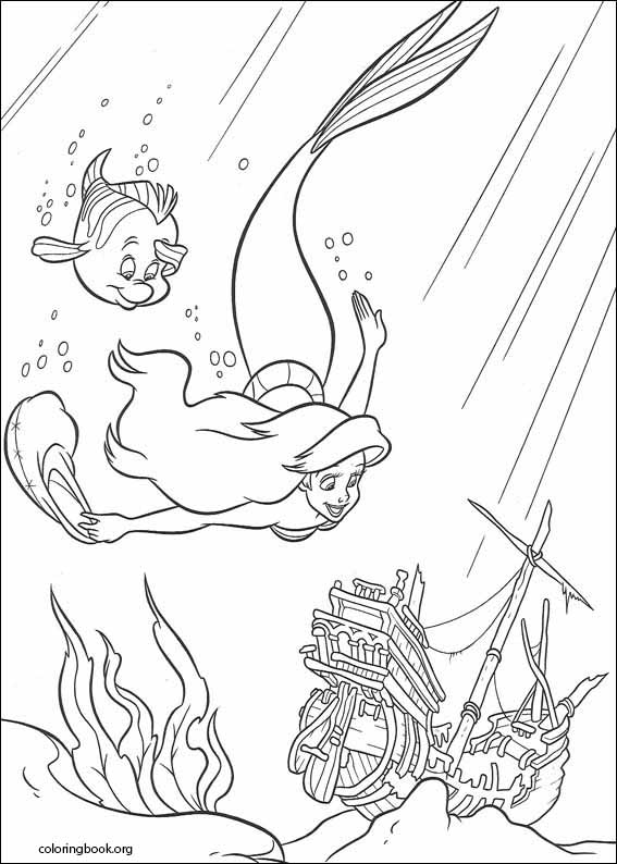 The Little Mermaid coloring page (023)