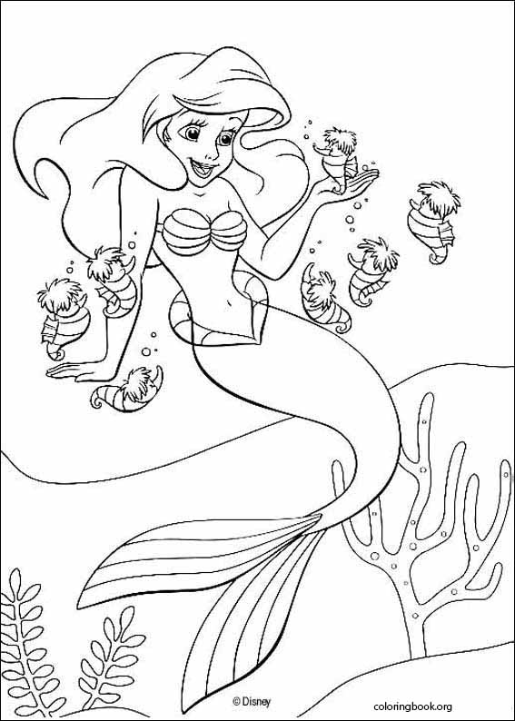 The Little Mermaid coloring page (035)