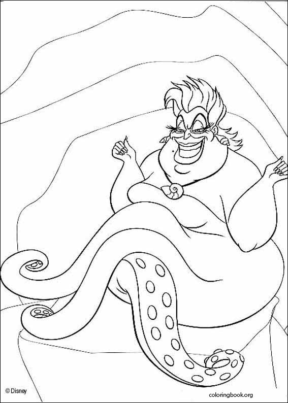 The Little Mermaid coloring page (037)