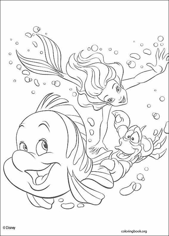 The Little Mermaid coloring page (038)
